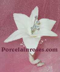 Tiger Lily Boutonniere