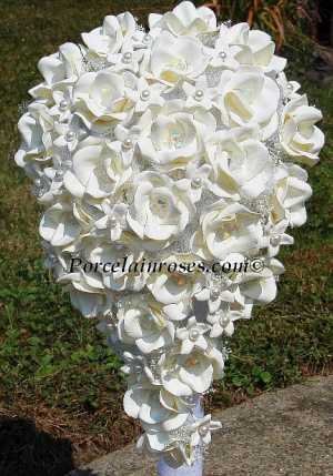 Rose and Stephanotis wedding bouquet