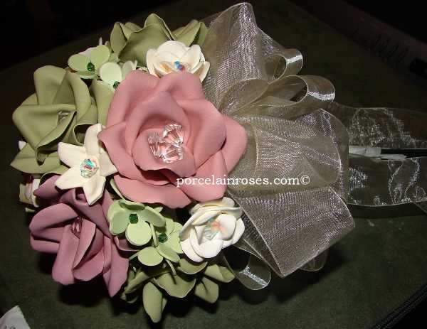 Wedding Bouquet with Roses, hydrangeas and stephanotis